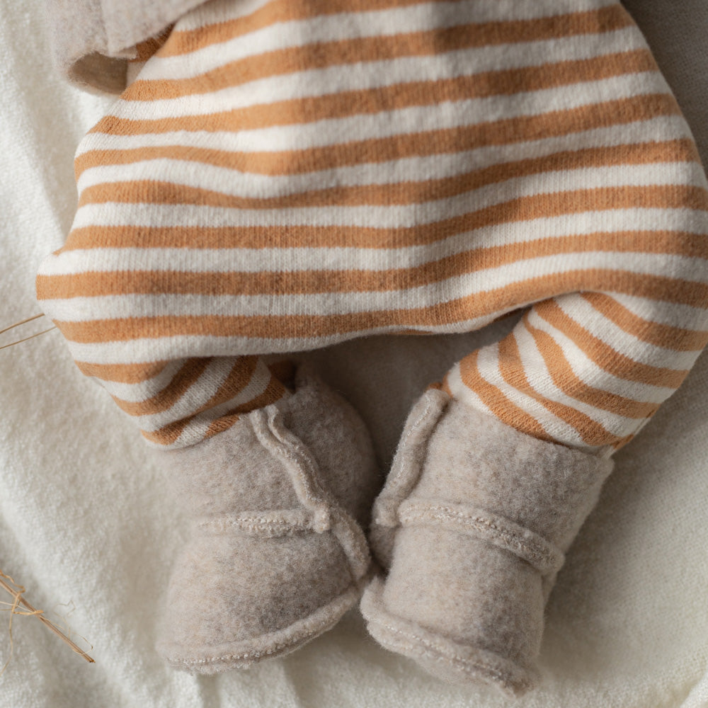 1+ In The Family Baby Vicens Pants Biscotto Brown Stripes