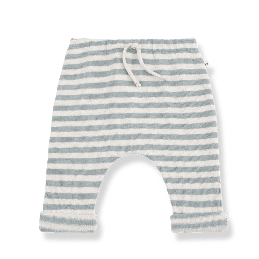 1+ In The Family Baby Vicens Pants Nuvola Blue Stripes