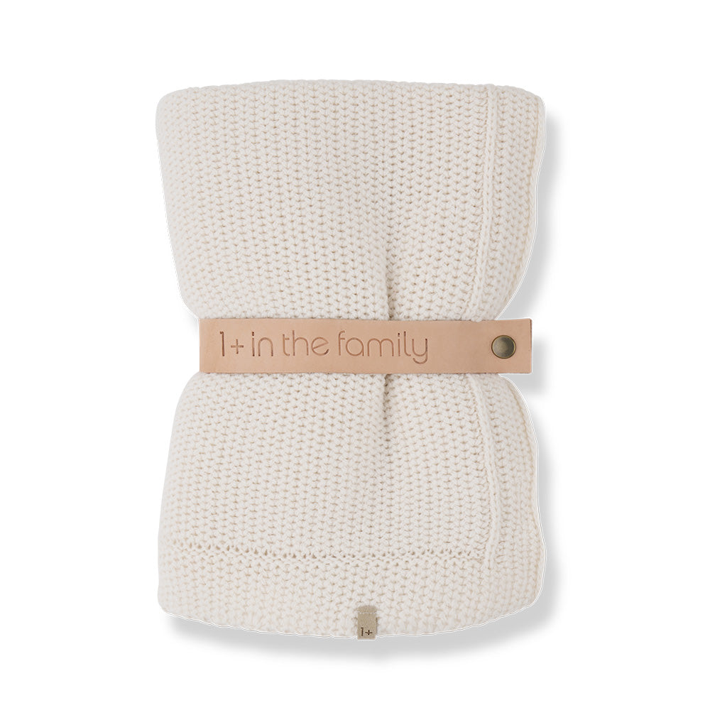 1+ In The Family Marinet Blanket Ecru Cream