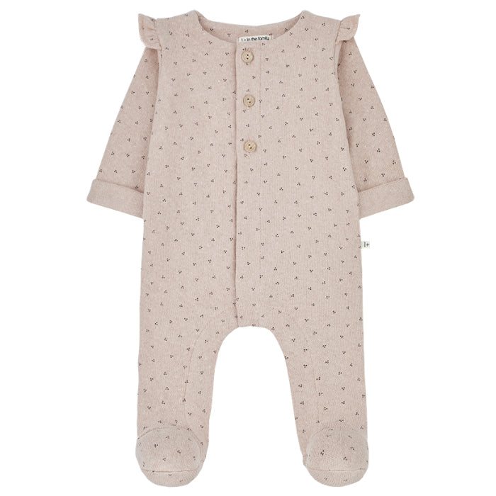 1+ In The Family Baby Alina Jumpsuit Pink With Dots