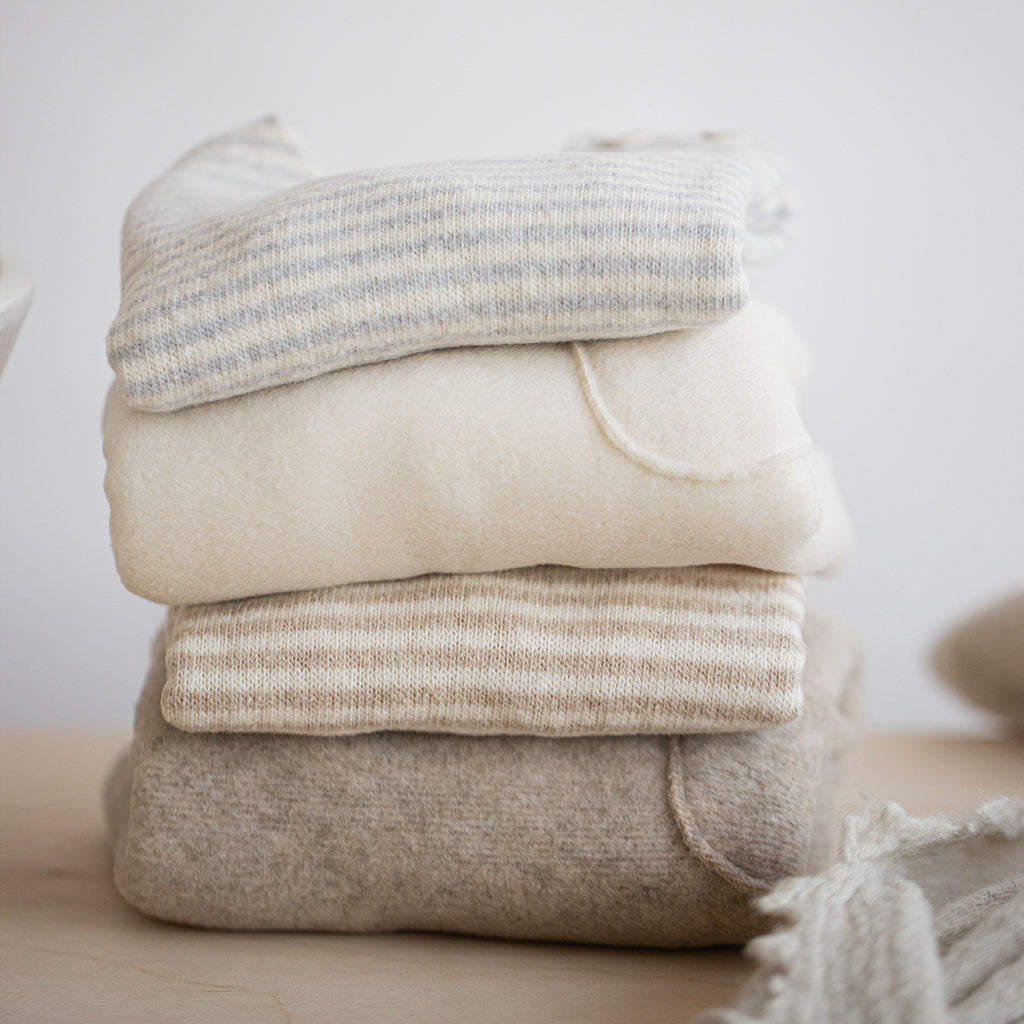 1+ In The Family Baby Aubin T-shirt Perla Grey Stripes