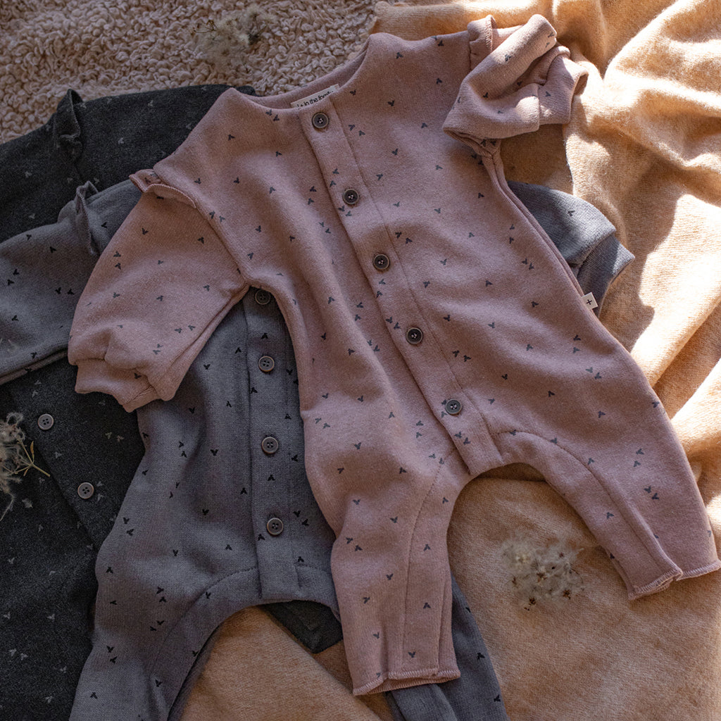 1+ In The Family Baby Blanca Jumpsuit Old Rose Pink