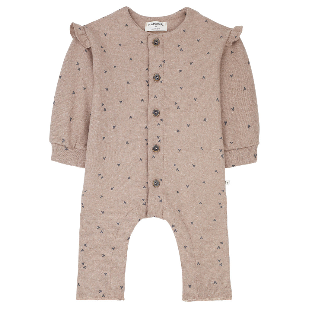 1+ In The Family Baby Blanca Jumpsuit Old Rose Pink