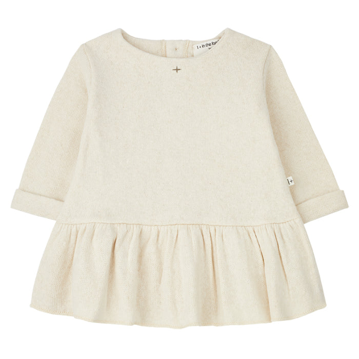 1+ In The Family Baby Cecile Dress Ecru Cream