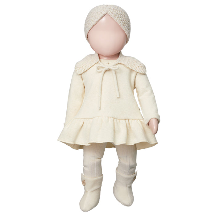 1+ In The Family Baby Cecile Dress Ecru Cream