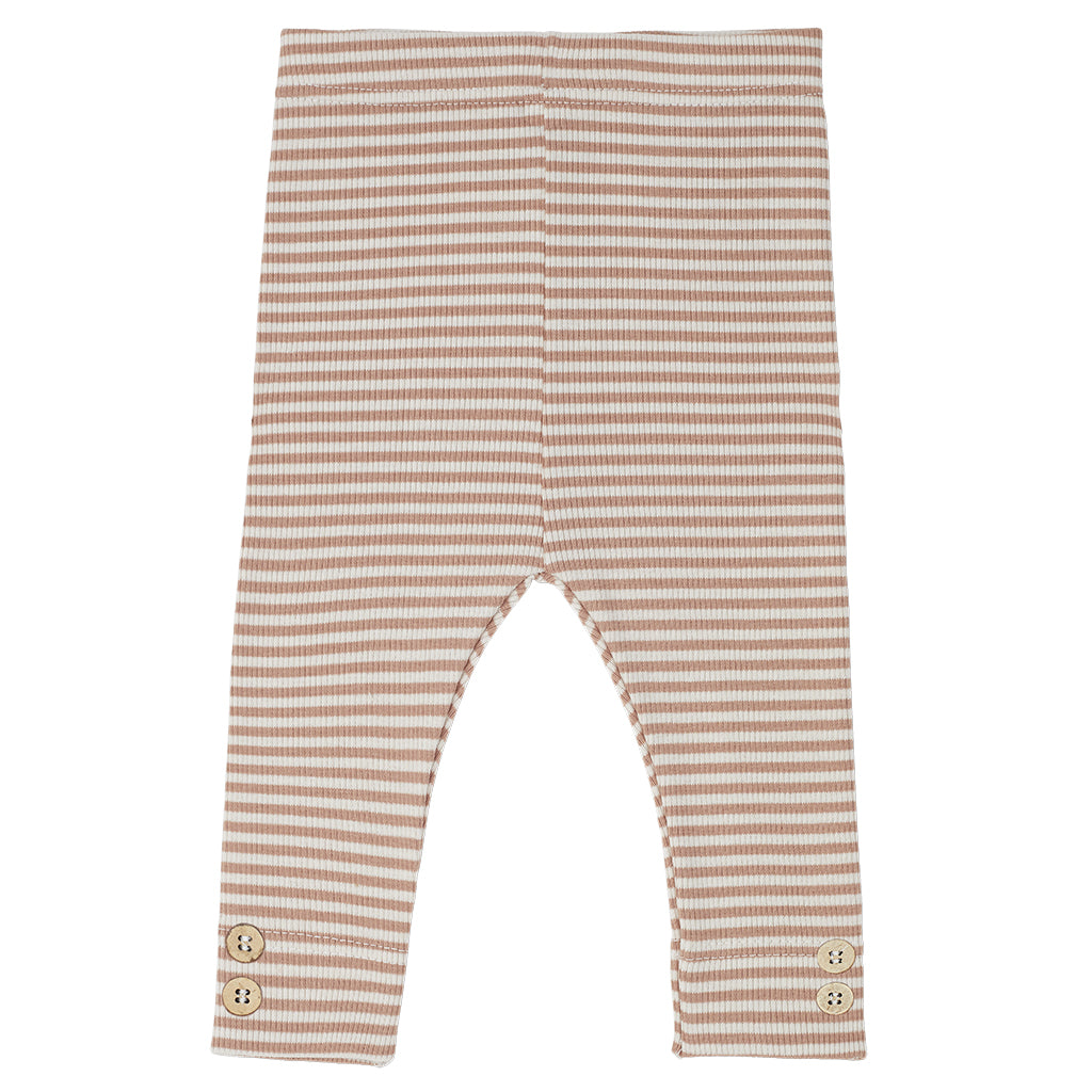 1+ In The Family Baby And Child Cora Leggings Apricot Pink Stripes