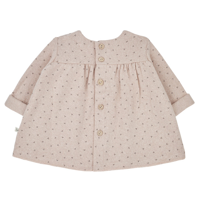 1+ In The Family Baby Elke Dress Pink With Dots