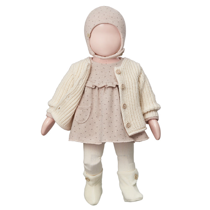 1+ In The Family Baby Elke Dress Pink With Dots