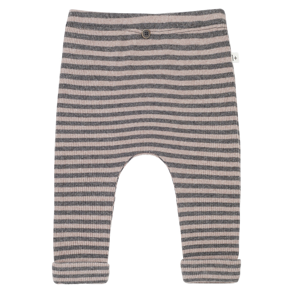 1+ In The Family Baby And Child Eusebi Leggings Old Rose Pink Stripes