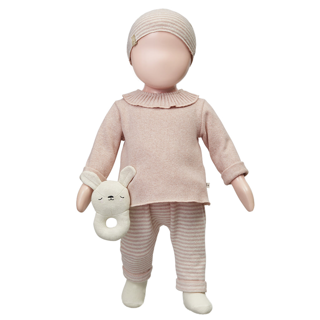 1+ In The Family Baby Honore Hat Light Pink Stripes