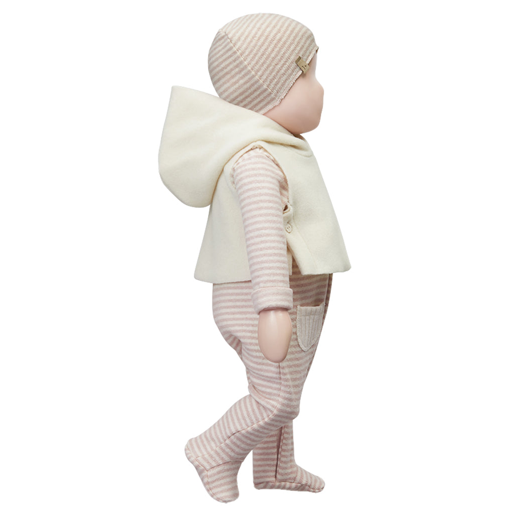 1+ In The Family Baby Honore Hat Light Pink Stripes