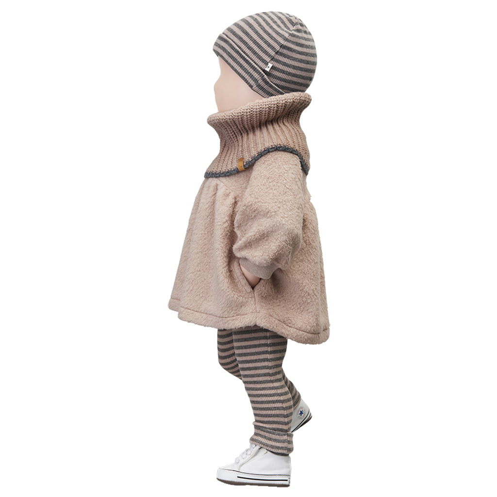 1+ In The Family Baby Ivo Hat Old Rose Pink Stripes