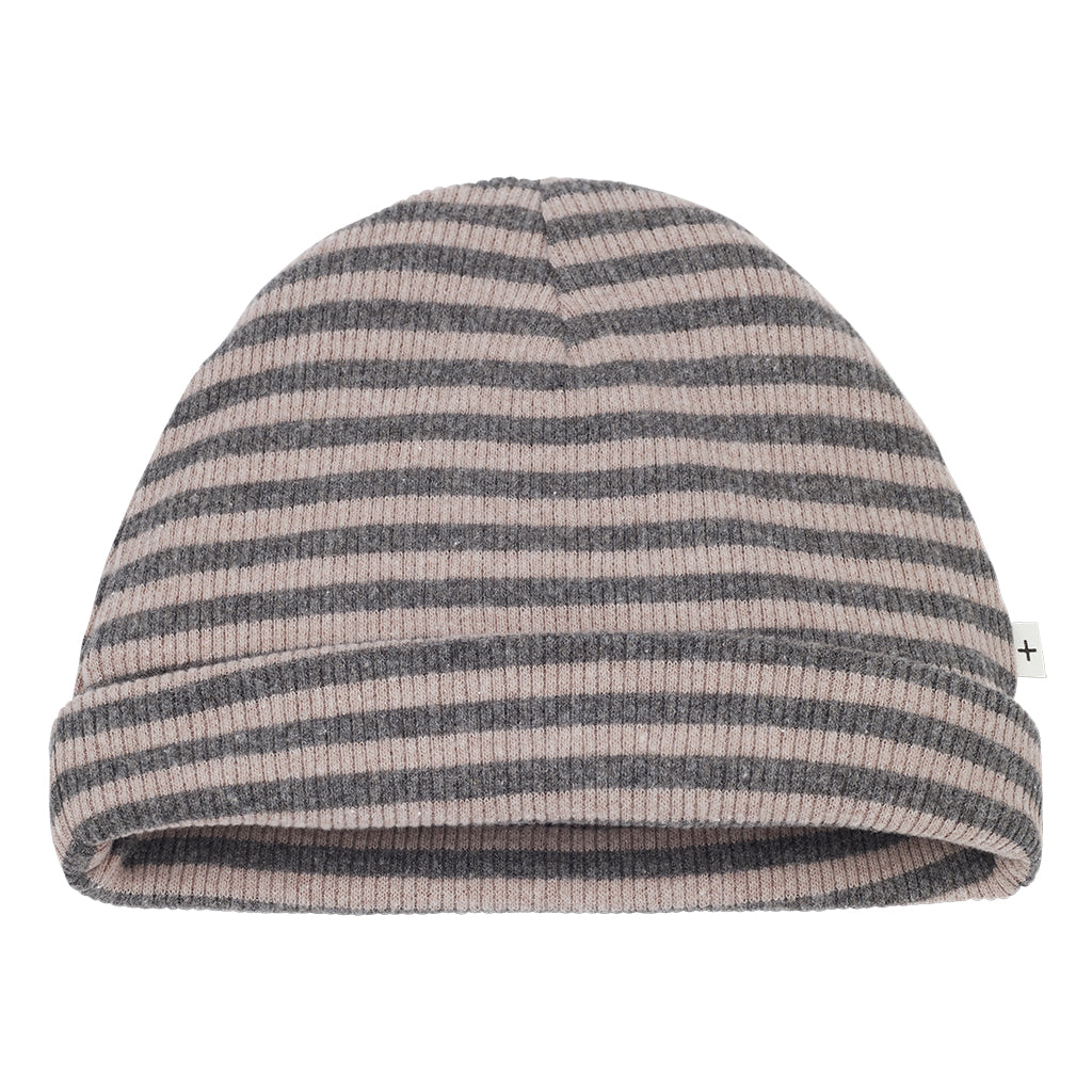 1+ In The Family Baby Ivo Hat Old Rose Pink Stripes