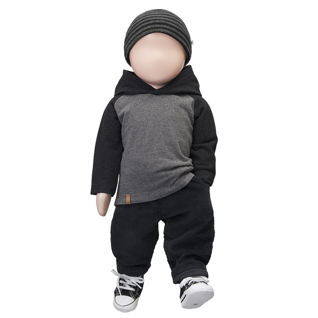 1+ In The Family Baby Ivo Hat Olive Green Stripes