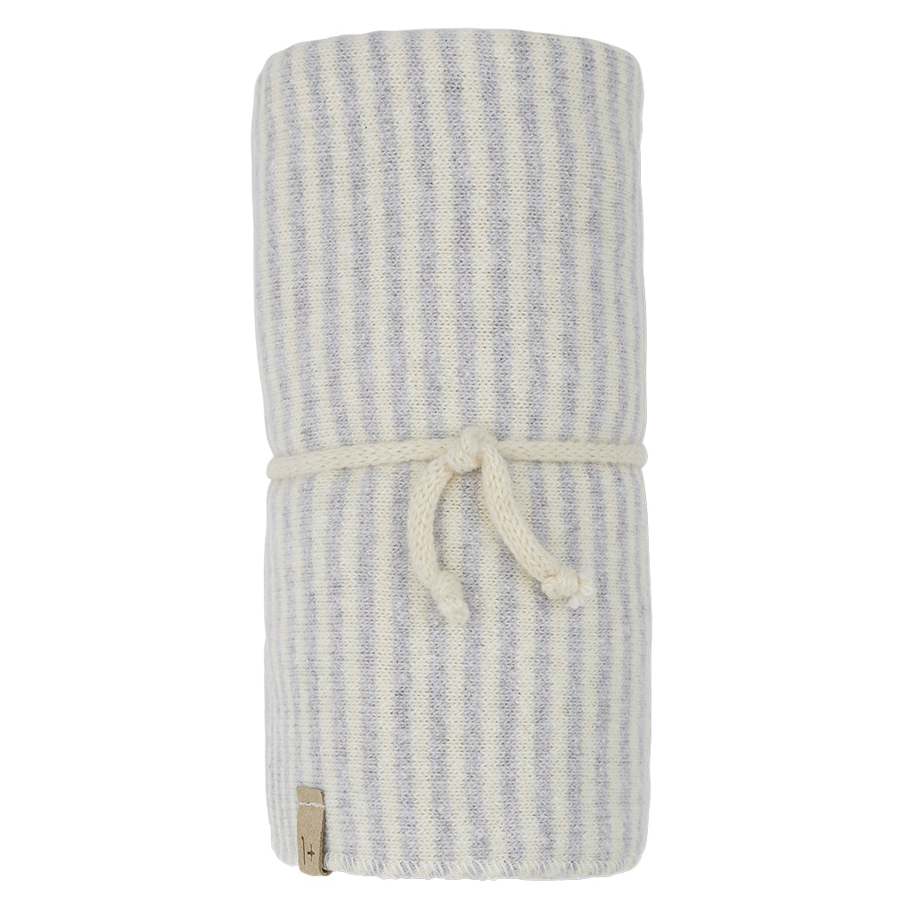 1+ In The Family Jeanine Blanket Perla Grey Stripes