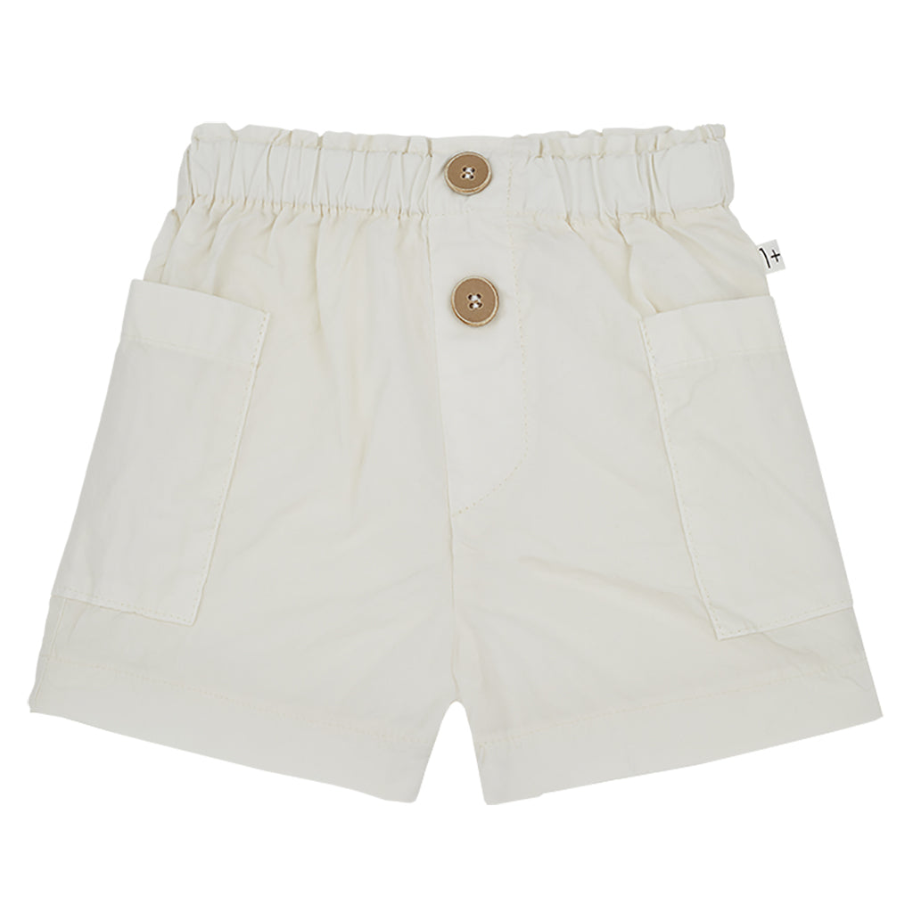 1+ In The Family Baby And Child Riccardo Shorts Ivory Cream