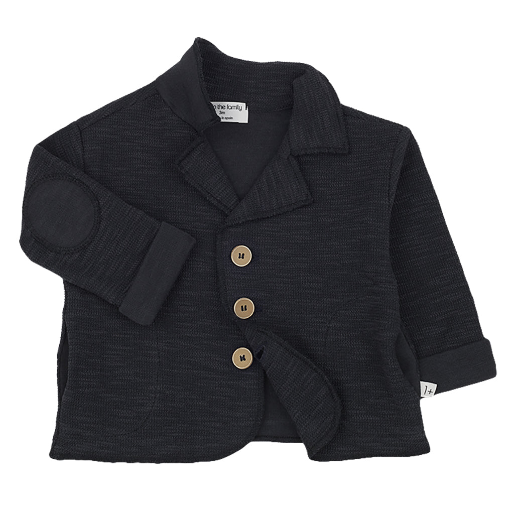 1+ In The Family Baby And Child Anthracite Black Sabino Blazer Jacket