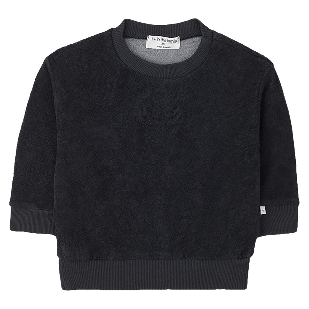 1+ In The Family Baby And Child Anthracite Black Stefano Sweater
