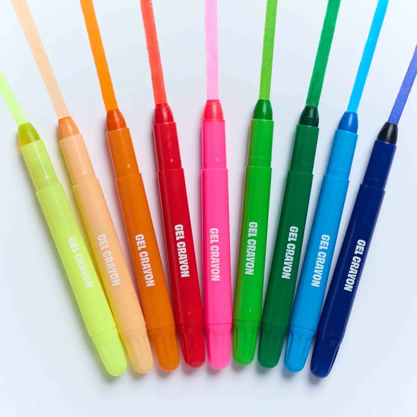 Omy Set Of 9 Gel Crayons Gelly Flow