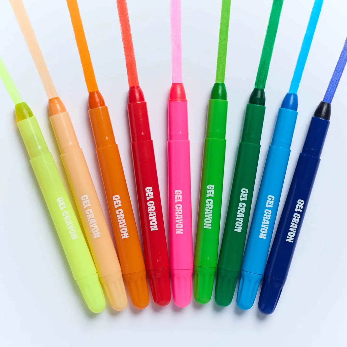 Omy Set Of 9 Gel Crayons Gelly Flow