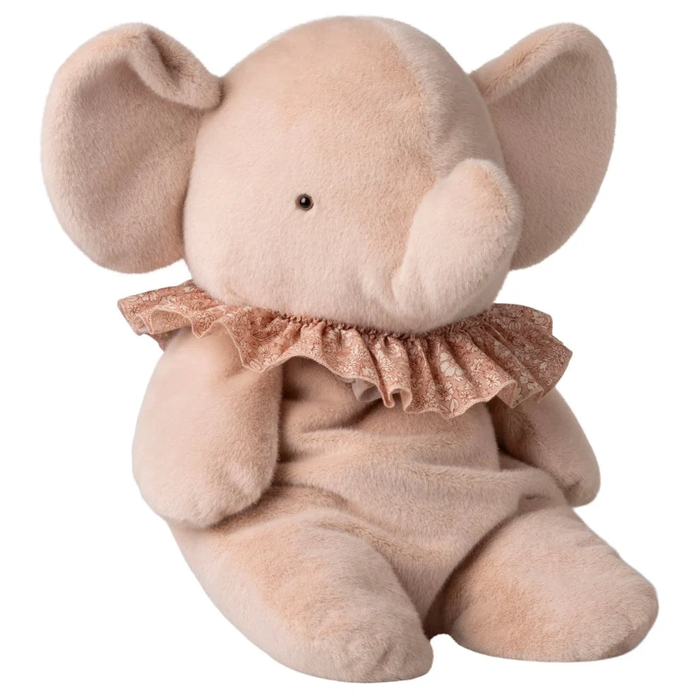 Maileg Toys Safari Friends Big Elephant Soft Toy Powder Pink