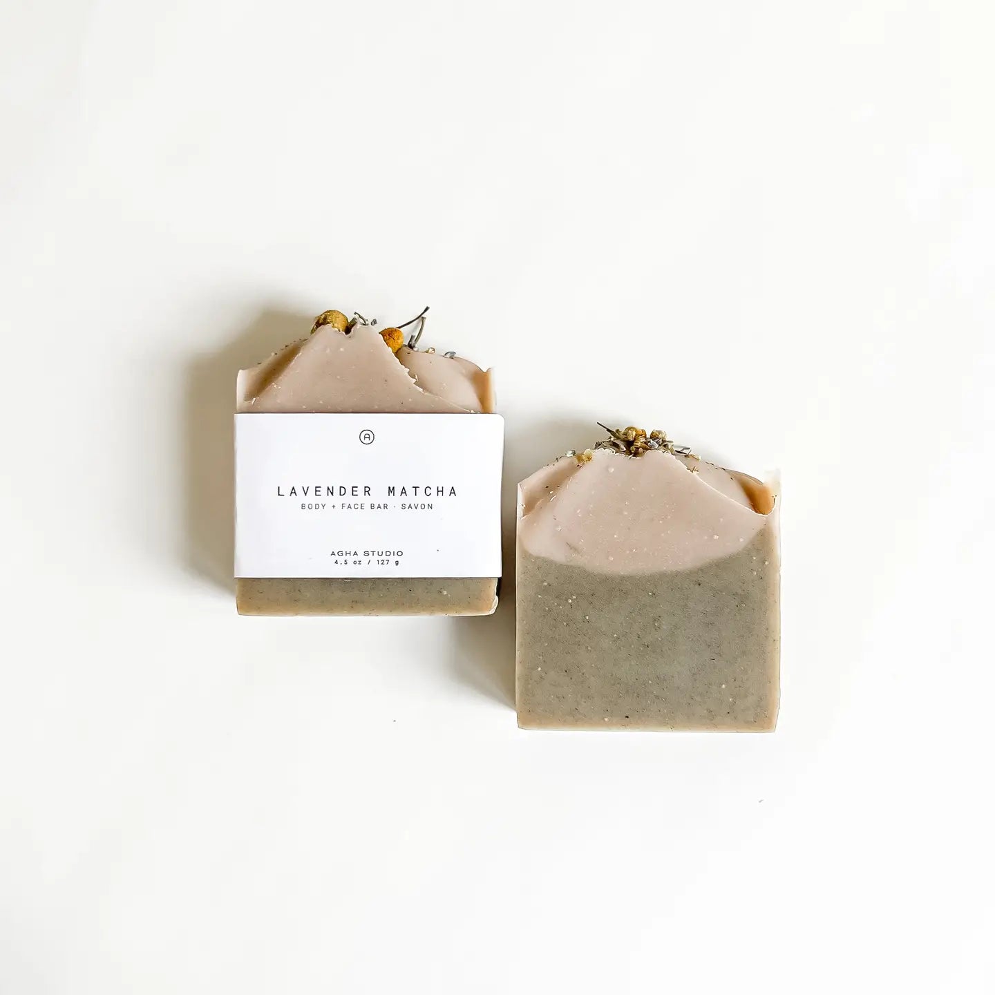 Agha Studio Lavender Matcha Body + Face Bar