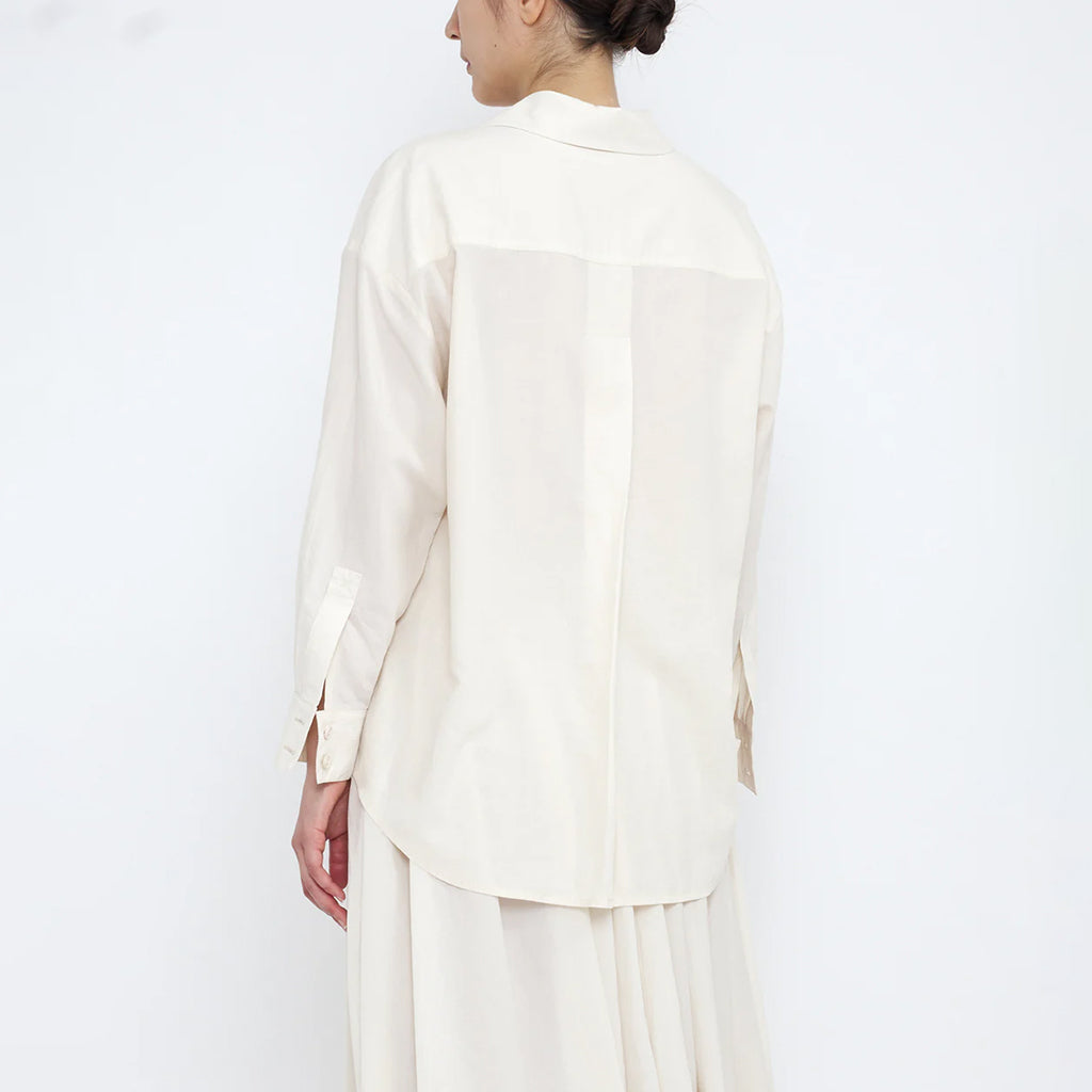 7115 By Szeki Unisex Signature Dolman Shirt Antique White