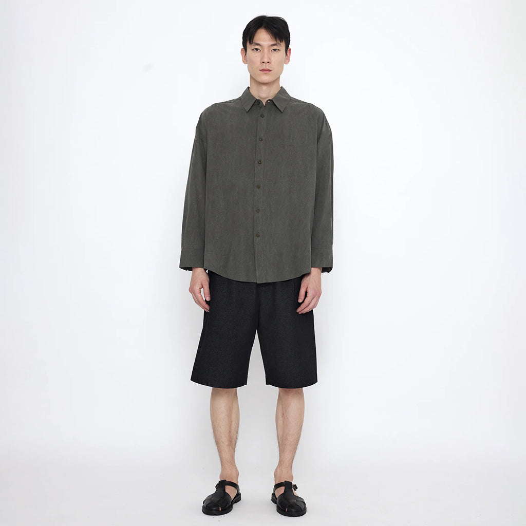 7115 By Szeki Unisex Signature Dolman Shirt Pewter Green