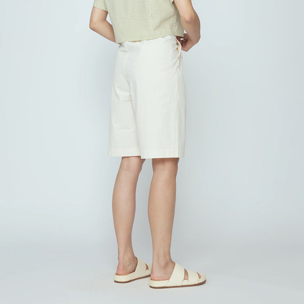 7115 By Szeki Unisex Summer Shorts Rice White