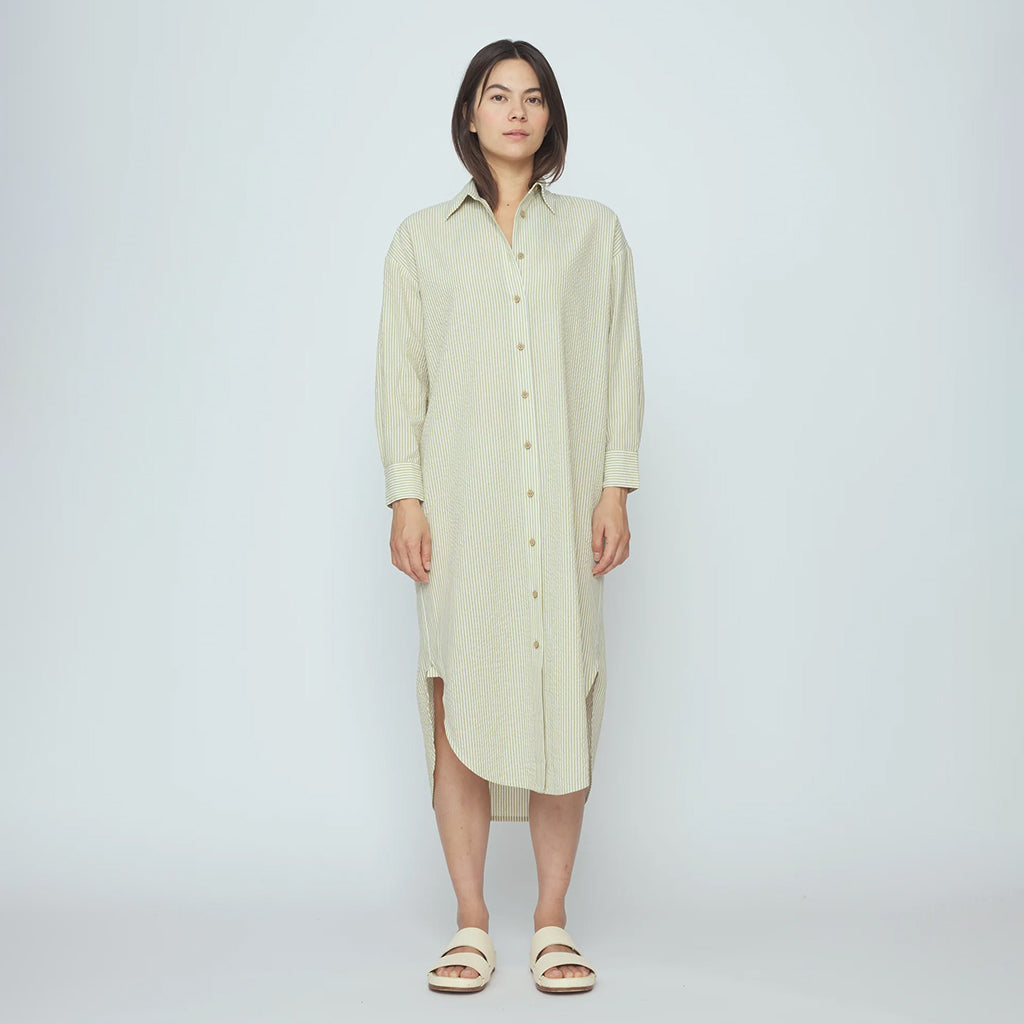 7115 By Szeki Woman Dolman Maxi Dress Mustard Yellow Stripes