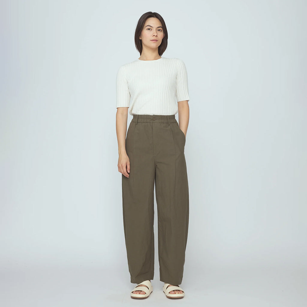 7115 By Szeki Woman Ribbed T-shirt White