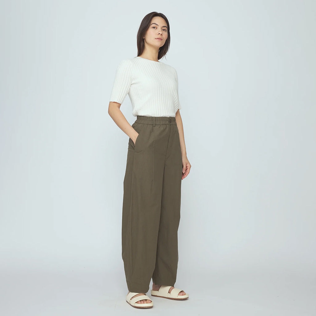 7115 By Szeki Woman Ribbed T-shirt White