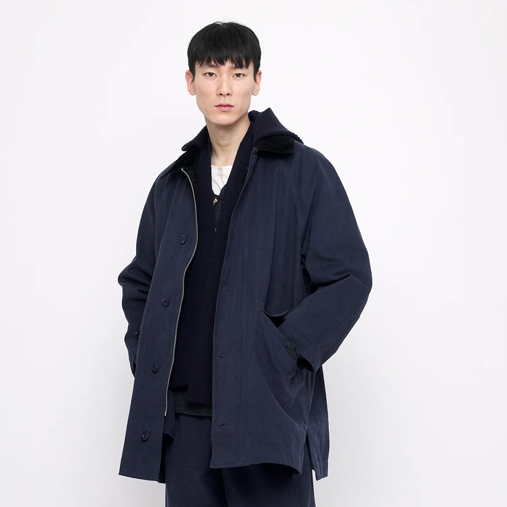 7115 By Szeki Unisex Hooded Scarf Navy Blue