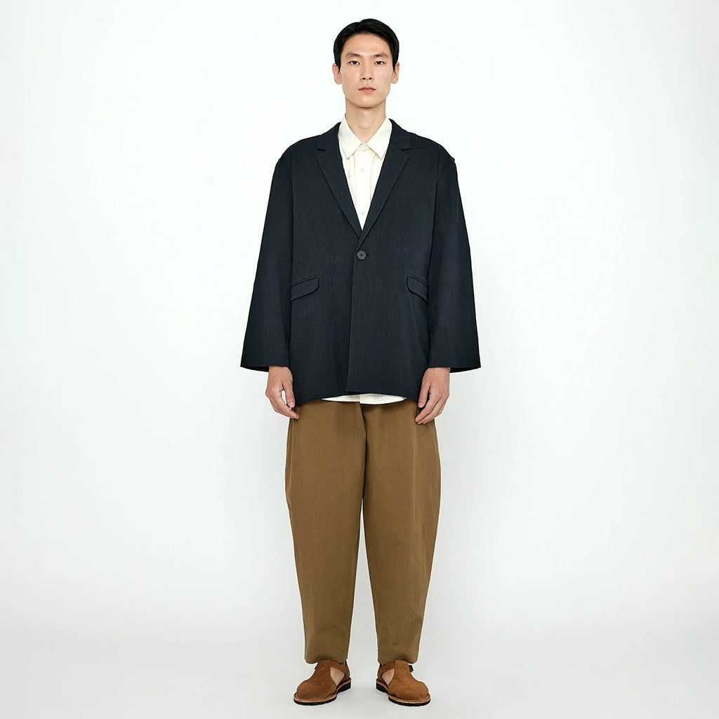 7115 By Szeki Unisex Layered Blazer Black