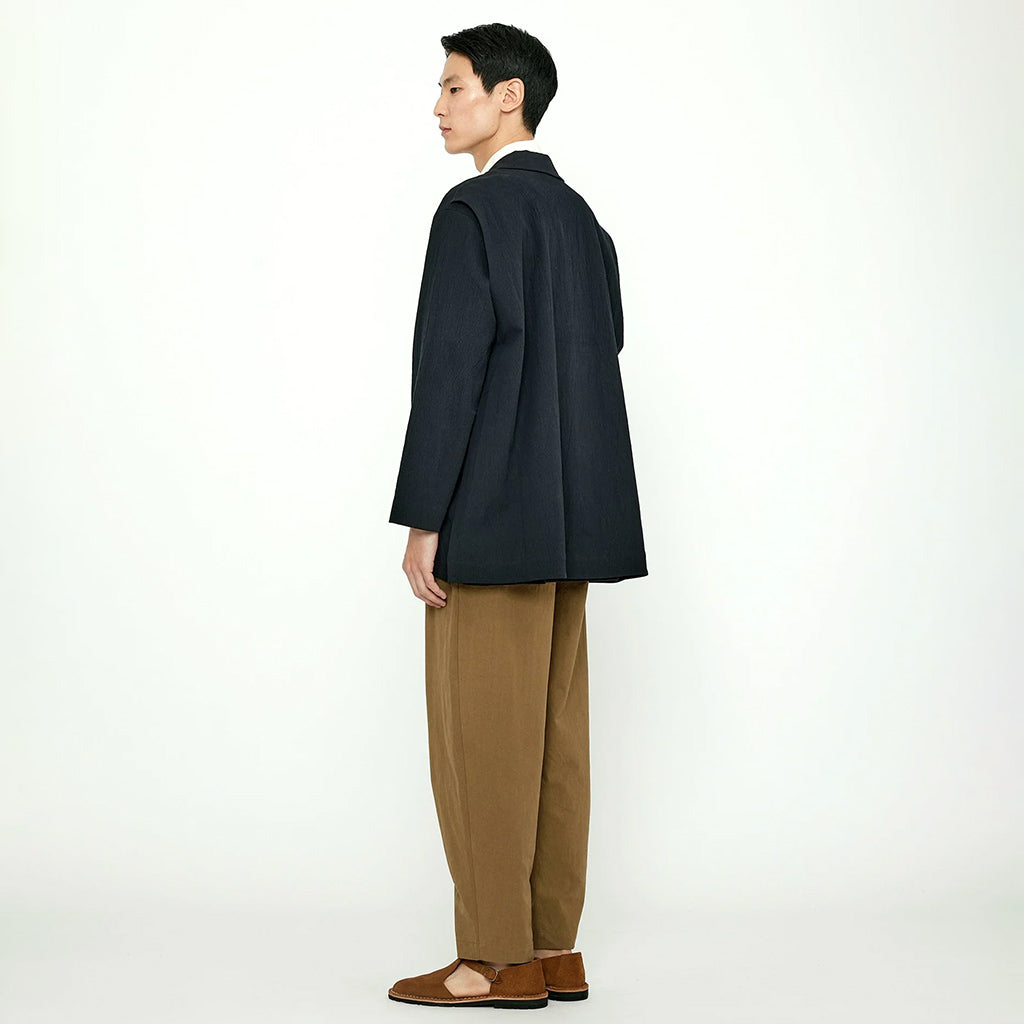 7115 By Szeki Unisex Layered Blazer Black