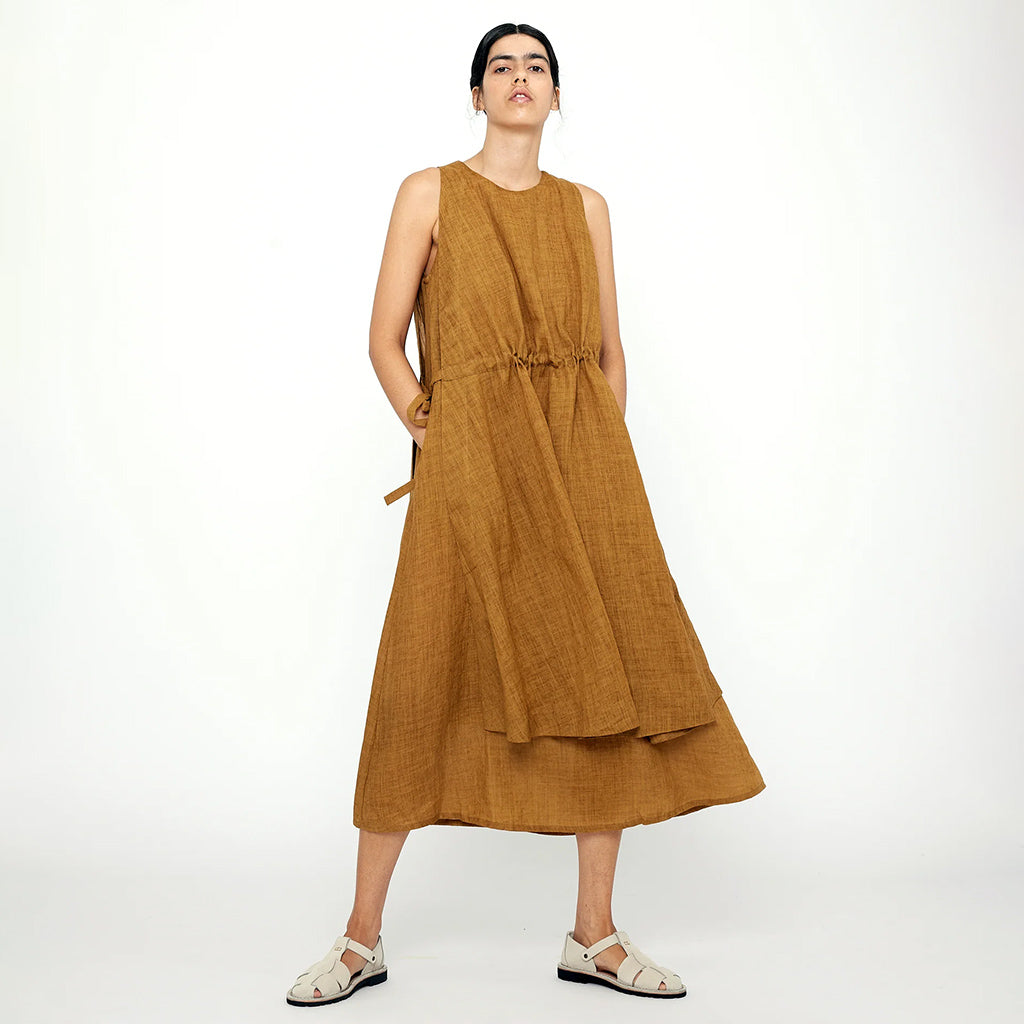★ MARRON EDITION★  25 Summer_ Natural Layered Dress 25 Summer_ Natural Layered Dress - MARRON EDITION