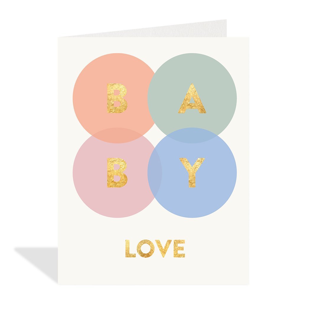 Halfpenny Postage Baby Card Baby Love