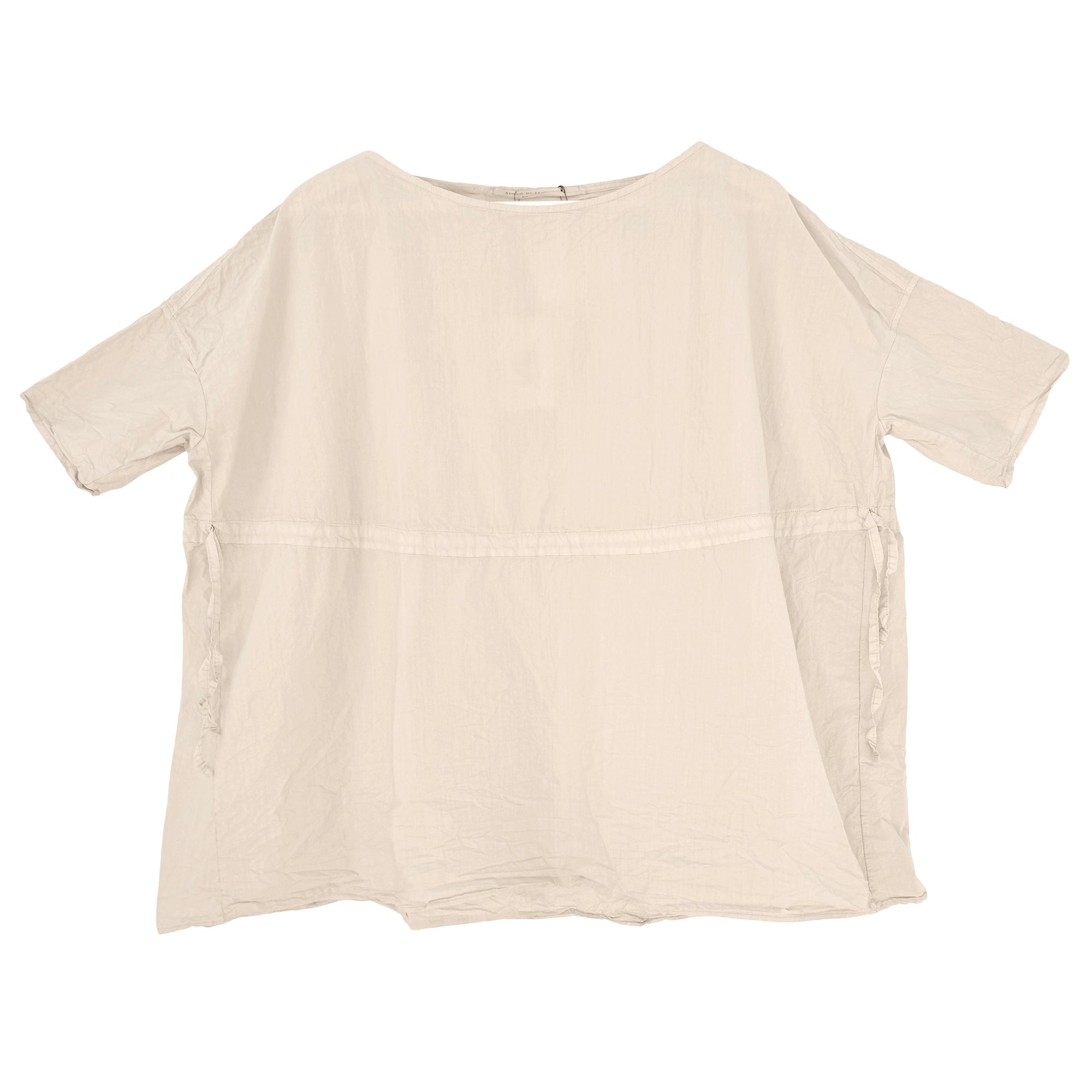 Album Di Famiglia Woman Drawstring T-Shirt Cream