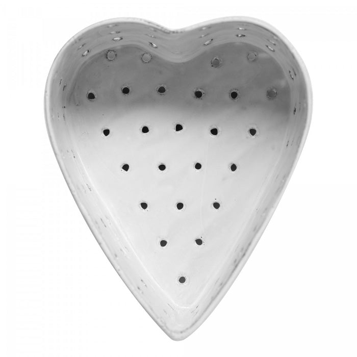 Astier De Villatte Heart Dish With Holes