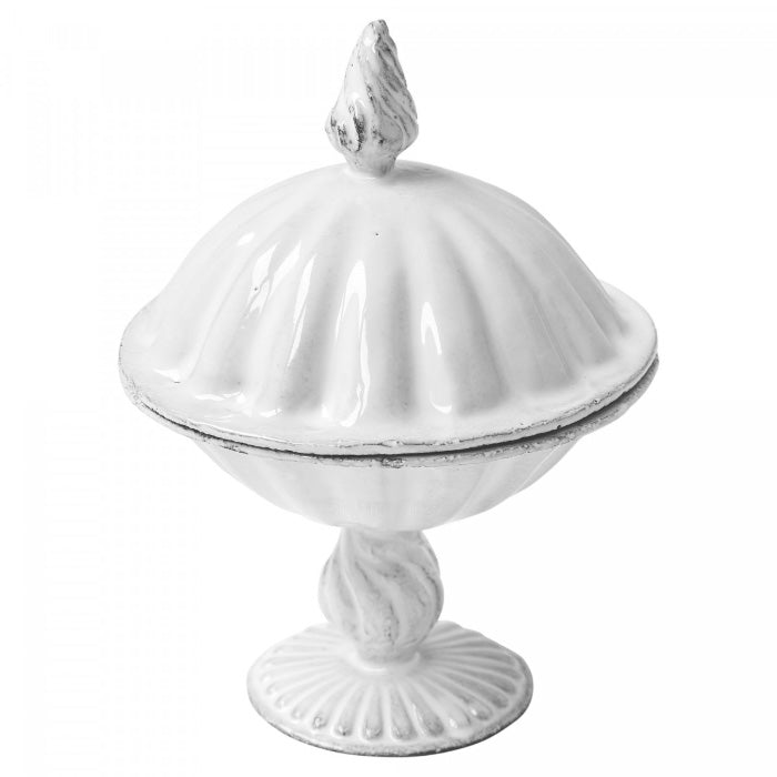 Astier De Villatte Peggy Sugar Bowl On Stand