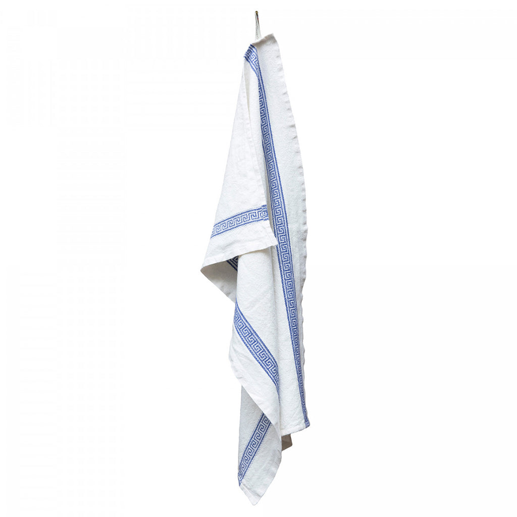 Astier De Villatte Greek Tea Towel Blue