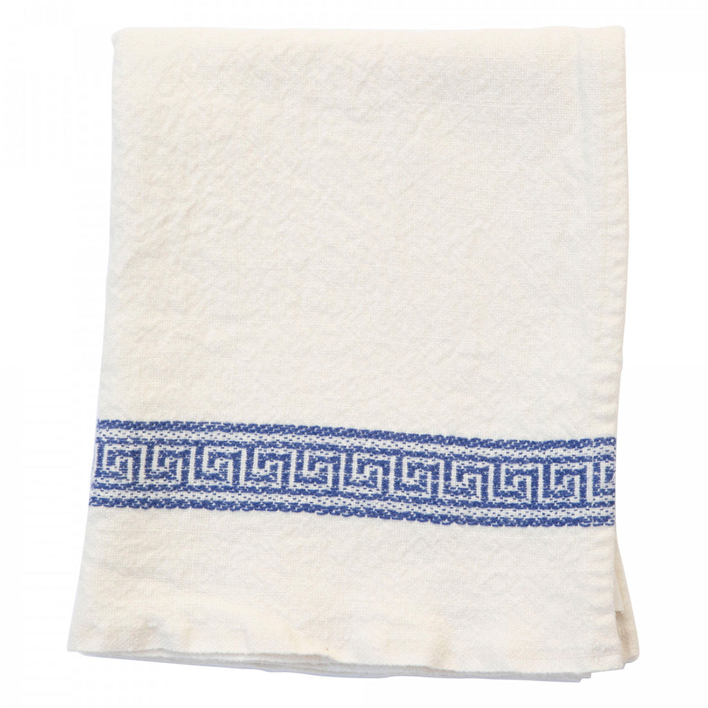 Astier De Villatte Greek Tea Towel Blue