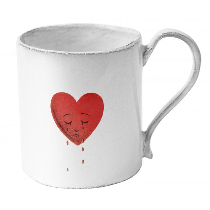 Astier De Villatte John Derian Crying Heart Mug