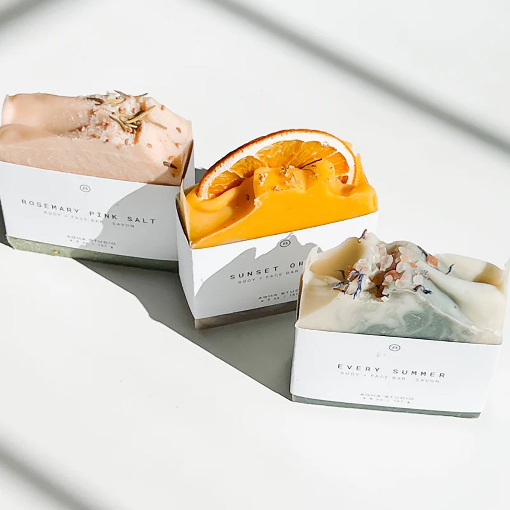 Agha Studio Fresh Pink Clay Body + Face Bar