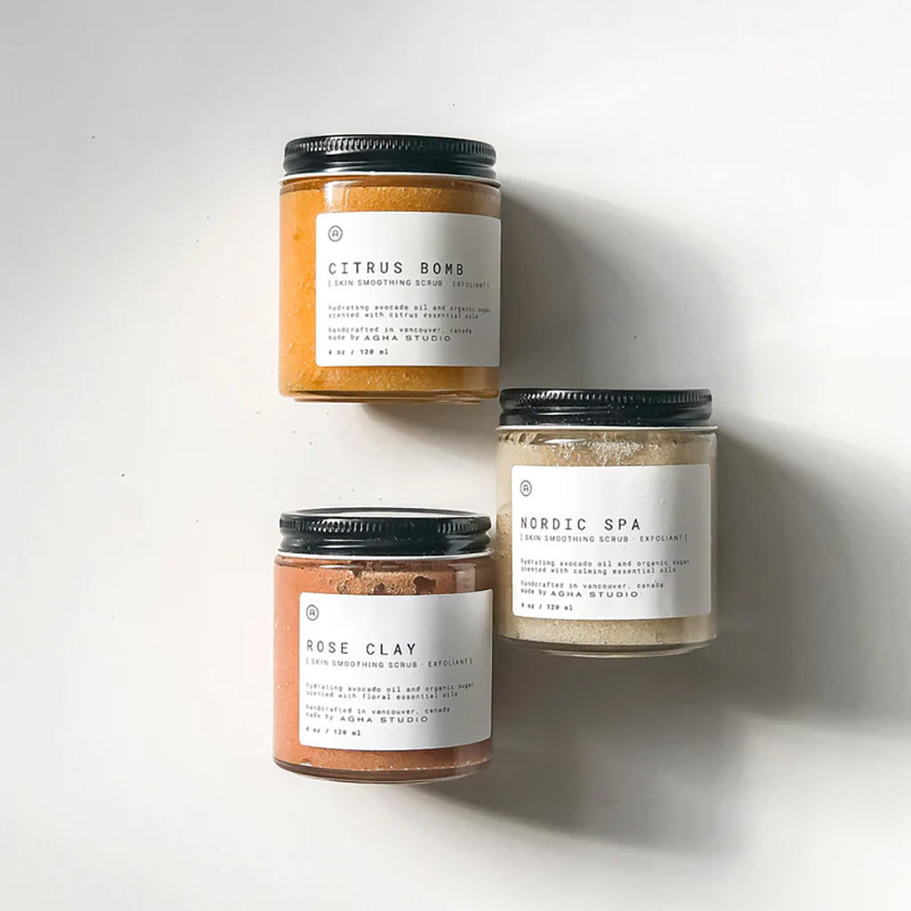 Agha Studio Skin Smoothing Scrub - Rose clay