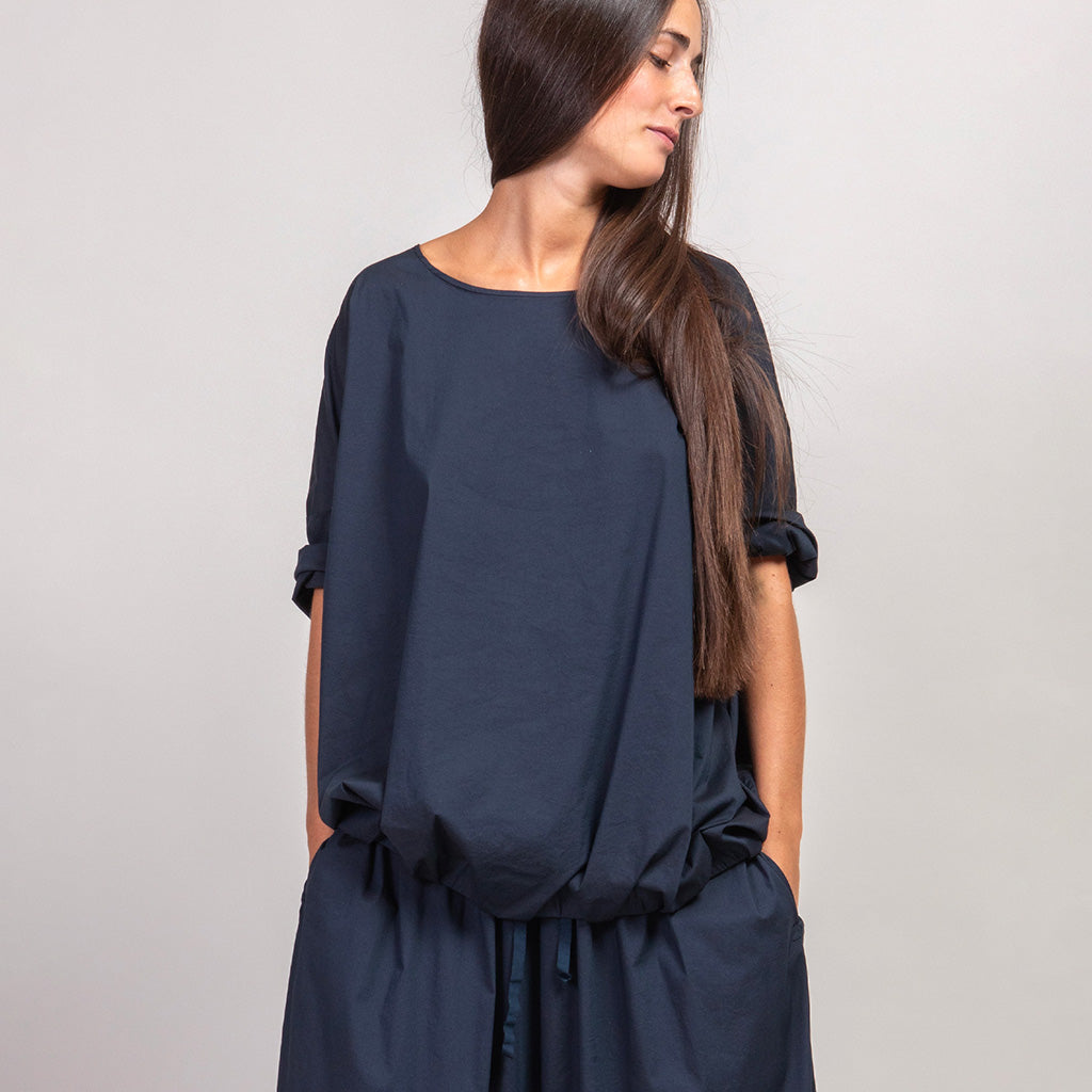 Album Di Famiglia Woman T-Shirt With Elastic TSL White