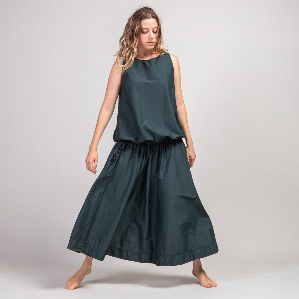 Album Di Famiglia Woman Sleeveless Dress TSL Thyme Grey