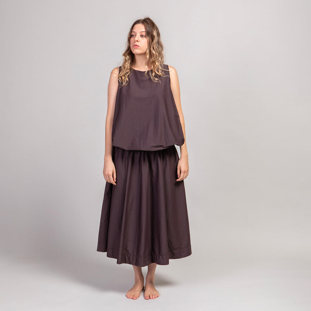 Album Di Famiglia Woman Sleeveless Dress TSL Thyme Grey