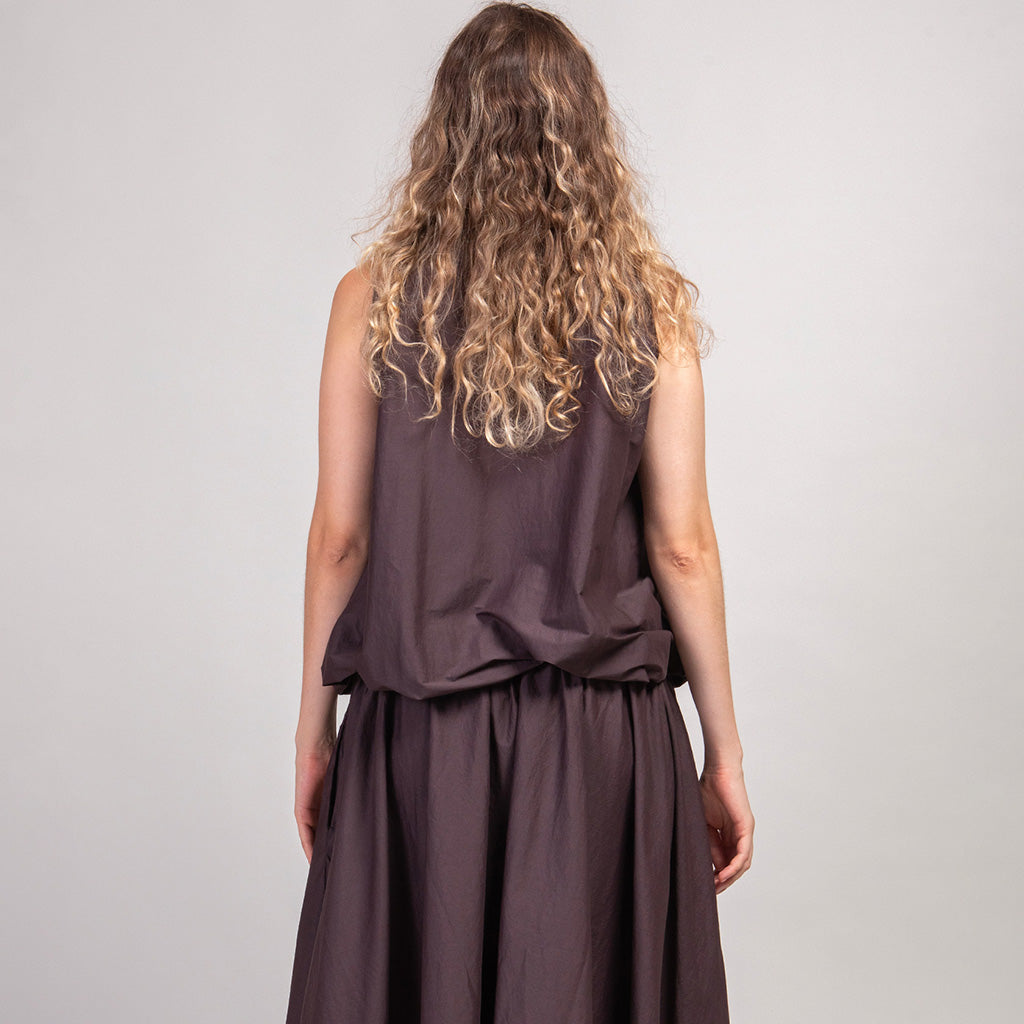 Album Di Famiglia Woman Sleeveless Dress TSL Thyme Grey
