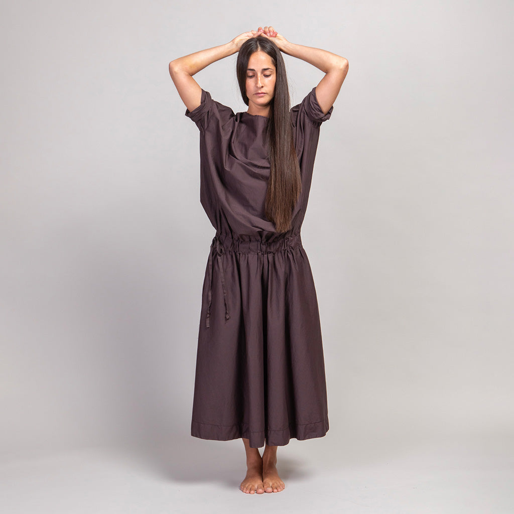 Album Di Famiglia Woman Dress TSL Thyme Grey